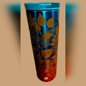Starbucks Fall 2020 Teal Berry Rose Stainless Steel Vacuum Insulated Tumbler